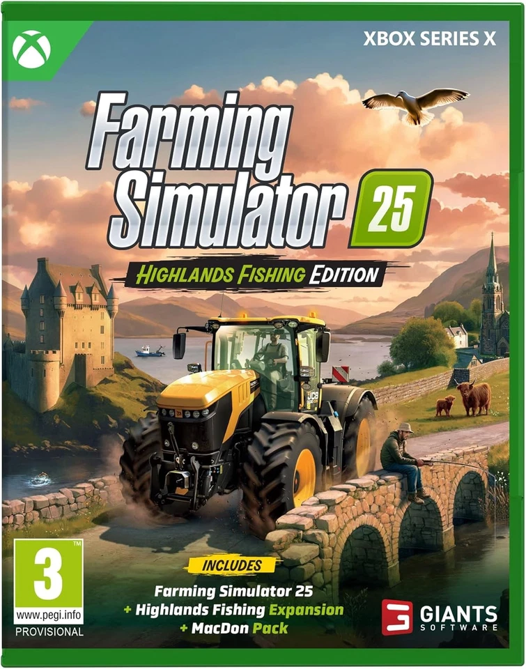 Farming Simulator 25 Highlands Fishing Edition Microsoft XBox Series X Game - Image 1 of 1