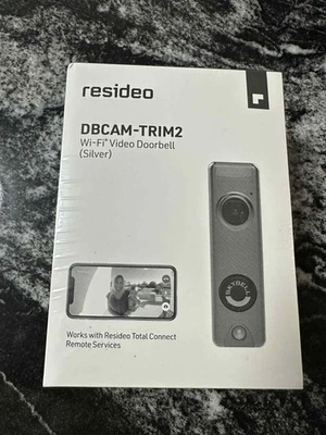 NUEVO SELLADO Resideo Honeywell DBCAM - TRIM2 Video Timbre Wi-Fi (PLATEADO) Foto 1 de 3