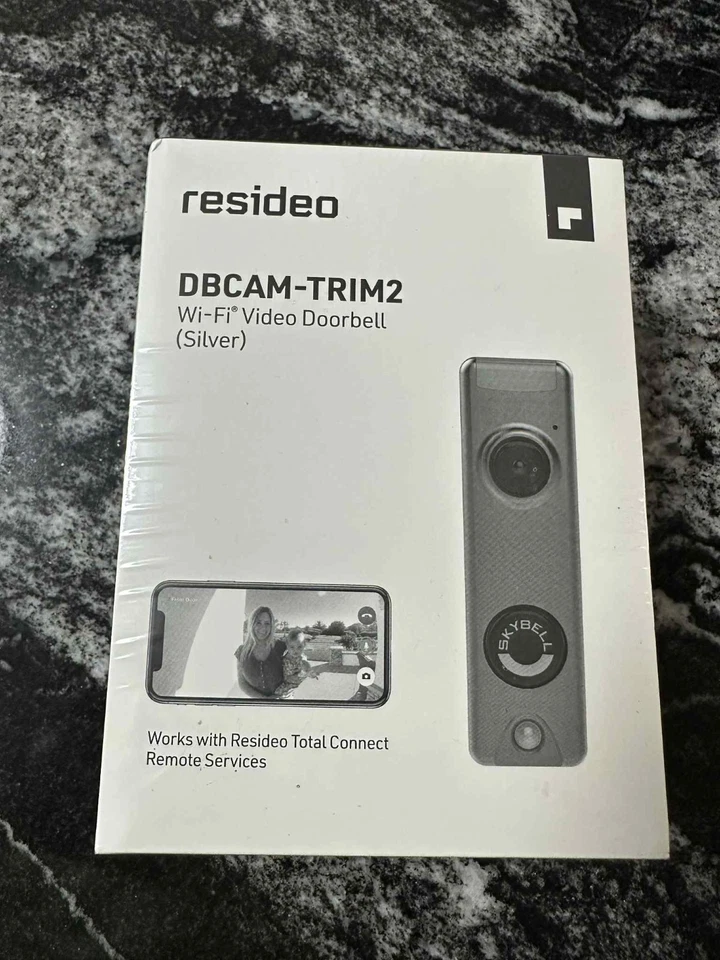 NUEVO SELLADO Resideo Honeywell DBCAM - TRIM2 Video Timbre Wi-Fi (PLATEADO) Foto 1 de 3