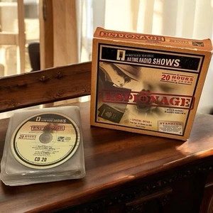Old Time Radio Espionage 20 CD Set 20 Hours 40 Classic Shows! 1940-50s - Imagen 1 de 8