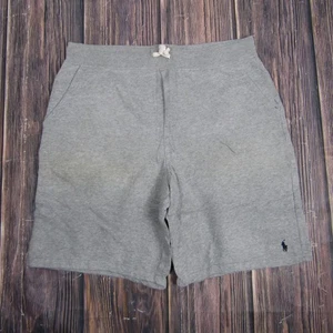 Polo Ralph Lauren Shorts Youth XL Gray Lounge Drawstring Embroidered Logo Casual - Picture 1 of 7
