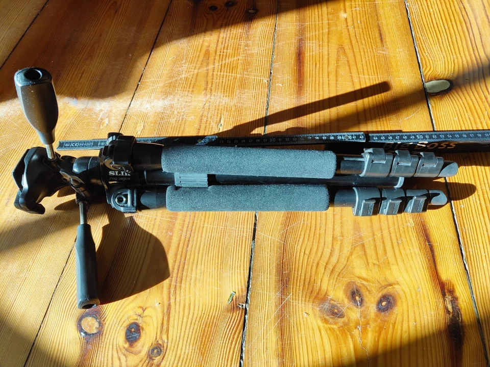 Profi Fotostativ SLIK AMT 340DX mit SLIK SH 705E Fotoständer - Bild 1 von 4