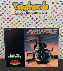 Airwolf NES manual only