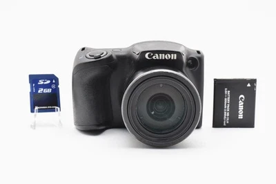 Cámara digital compacta Canon Powershot SX400 IS con batería y tarjeta SD Foto 1 de 4