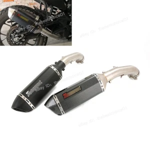 Modified Mid Link Pipe Muffler Exhaust Tips for Duke 125 250 390 RC390 2021-2023 - Picture 1 of 16
