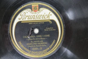 Al Jolson - BRUNSWICK 2569 - California, Here I Come & I'm Goin' South - Imagen 1 de 4