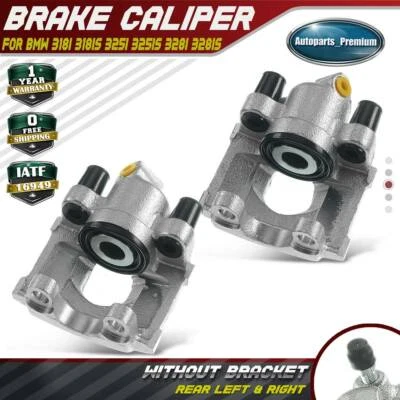 2Pcs Brake Caliper w/o Bracket for BMW E36 318i 320i 323is 325i 328i 328is Rear - Image 1 of 4