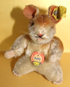 Steiff® Hamster Goldy 4310,00 KFS buen estado 10 cm - Imagen 1 de 1