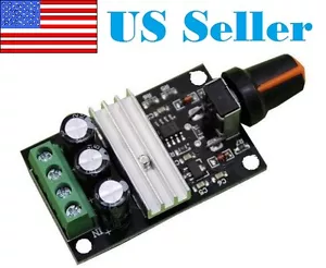 6V 12V 24V 28V 3A Mini PWM DC Motor Speed Controller Module Switch Control - Bild 1 von 4