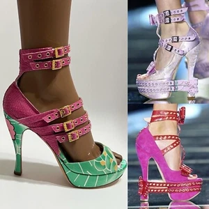 TACONES SATINADOS ESTAMPADO KOI VERDE AW2003 CHRISTIAN DIOR BY JOHN GALLIANO AW2003 39 de colección - Imagen 1 de 10