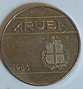 Aruba 25 Cent Münze 1986 - Bild 1 von 2