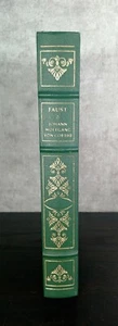 FAUST Parts 1 & 2 by Goethe FRANKLIN LIBRARY Edition 1981 Green Leatherette HC - Picture 1 of 8