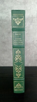 FAUST Parts 1 & 2 by Goethe FRANKLIN LIBRARY Edition 1981 Green Leatherette HC - Imagem 1 de 4