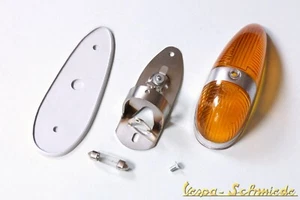 VESPA Original HELLA Blinker Seitenbacke - 125 VNA VNB 150 VBA VBB Seitenhaube - Picture 1 of 3