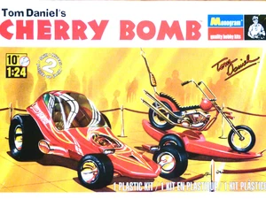 Revell Monogram 1:24 'Cherry Bomb' Tom Daniel Custom Car And M/Cycle Model Kit - Picture 1 of 4