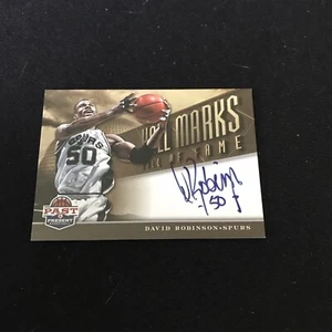 2012-13 Panini Past & Present David Robinson Hall Marks Autographs Auto #3 Spurs - Picture 1 of 2