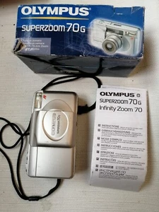 TESTED Olympus Superzoom 70G 70 g 35mm Point Film Camera vintage LOMOgraphy Box - Picture 1 of 15