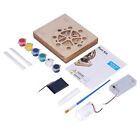 Three Demensional Wooden Puzzle Educational Solar Power Diy Assembled Craft WAS