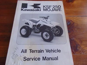 Kawasaki MOJAVE KSF250 99924-1067-07 factory mechanic service repair manual - Picture 1 of 3