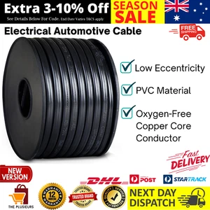 2 CORE 6MM TWIN WIRE CABLE x 30M METRE BATTERY CARAVAN TRAILER 4X4 12V SHEATH - Picture 1 of 12