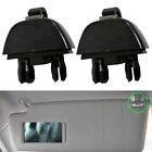 Convenient 2 Pack Sun Visor Bracket Clip for Skoda Seat 20122015 Easy to Mount