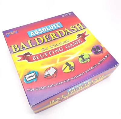 Juego de mesa ABSOLUTE BALDERDASH Bluffing Drummond Park 2007 Family Game Night Foto 1 de 4