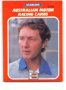 1986 Scanlens JOHN HARVEY Australian Motor Racing Card #6 (B) - Picture 1 of 2