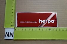 Alter Aufkleber Modellbau Modellsport Modellbahn HERPA