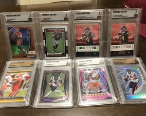 Deshaun Watson Golden Grading Lot  Rookie Prizm Select Die Cut Clemson Texans - Picture 1 of 3