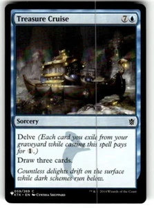 Treasure Cruise Khans of Tarkir Regular MTG NM - Picture 1 of 2