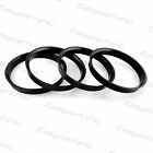 4x Spigot Rings 71,6 Mm - 66,6 Mm Conversion For Alloy Wheels