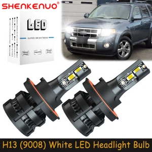 For Ford Escape 2008-2012 Combo 9008 H13 LED Headlights Bulbs High Low Beam Z8 - Picture 1 of 15