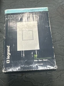 Legrand adorne 20 Amp 125 Volt Presa Pop-Out 1 Velocità Resistente alle Manomissioni, Bianco - Foto 1 di 1