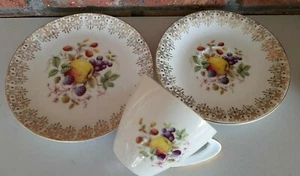 VINTAGE REMBRANDT FINE CHINA TRIO..TEA CUP SAUCER PLATE..MADE in AUSTRALIA - Bild 1 von 3