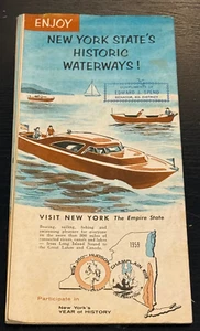 1959 New York State's Historic Waterways Brochure/Map - Picture 1 of 2