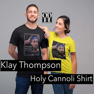 Holy Cannoli Shirt, Klay Thompson Shirt, NBA Basketball, Golden State Warriors - Picture 1 of 56