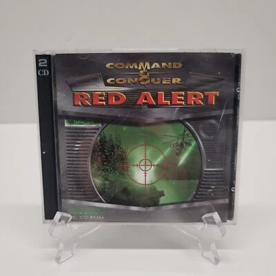 Command and Conquer Red Alert (PC CD-ROM, 1996) 2 Disc Set (Soviet & Allied) - Image 1 of 4
