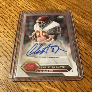 2023 Topps Composite - Topps Chrome Autographs #TCA-CO Christian Okoye (AU) - Imagen 1 de 2