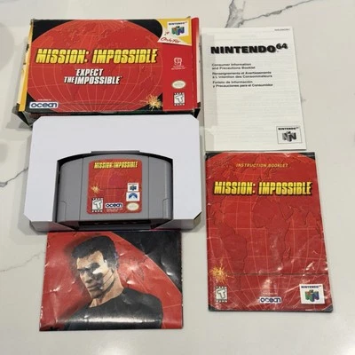 Mission: Impossible (Nintendo N64, 1998) Authentic Complete CIB Manual TESTED - Image 1 of 4