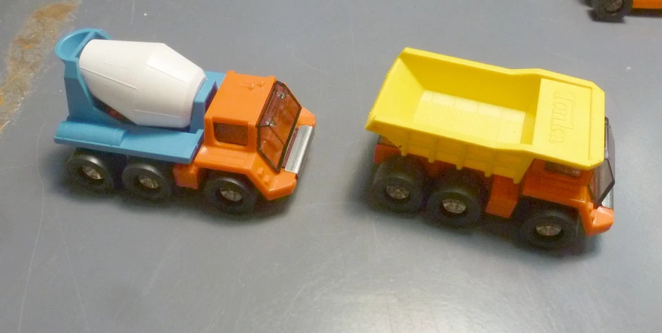 TWO Vintage Tonka Totes 1970 Cement Mixer and Dump Truck EXCELLENT - Image 1 of 4