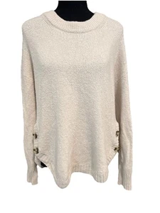 Suéter Madewell Mujer Extra Pequeño Beige Botón Lateral - Imagen 1 de 16