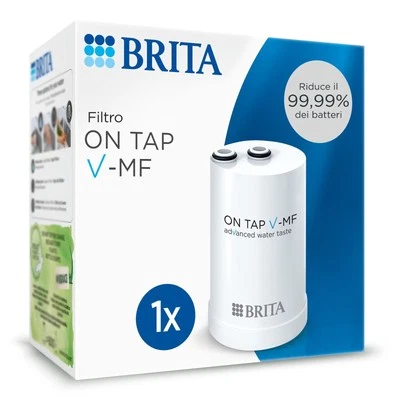 Filtro di Ricambio per Acqua Brita ON TAP V-MF (600 L) Elimina 99,99% di Batteri - Immagine 1 di 4
