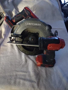 CRAFTSMAN CMCS551 - V20 Cordless 7-1/4 Circular Saw And Work Light Tools Only - Picture 1 of 6