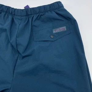 Vintage Columbia Hiking Pants Women M Green Nylon Hiking Trekking Outdoor Jogger - Picture 1 of 17