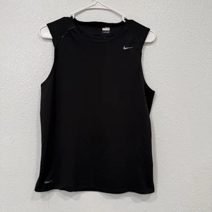 Camiseta sin mangas Nike Dri-FIT negra entrenamiento atlético gimnasio para hombre talla S - Imagen 1 de 6