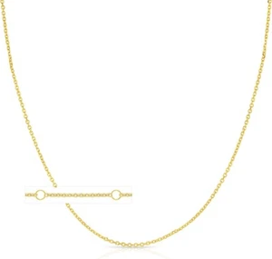 Floreo 14k Gelbgold 0,68 oder 0,80mm doppelt ausziehbar Diamantschliff Kabelkette - Bild 1 von 4