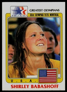 1983 Topps Greatest Olympians #87 Shirley Babashoff USA - Picture 1 of 2