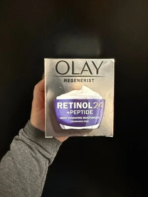 Olay Regenerist Retinol 24 + Peptide Night Hydrating Moisturizer FF 1.7 oz - Image 1 of 4