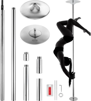 VEVOR Professional Dancing Pole, Spinning Static Dancing Pole Kit, Portable Remo - Image 1 of 4