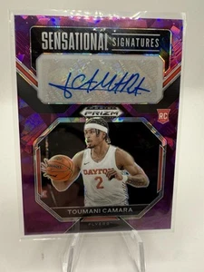 2023 Prizm Draft Picks Toumani Camara Sensational Signatures Purple Ice /99 - Bild 1 von 2